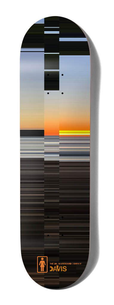 GIRL DAVIS KINSEY CODE TWIN TAIL DECK 8.0