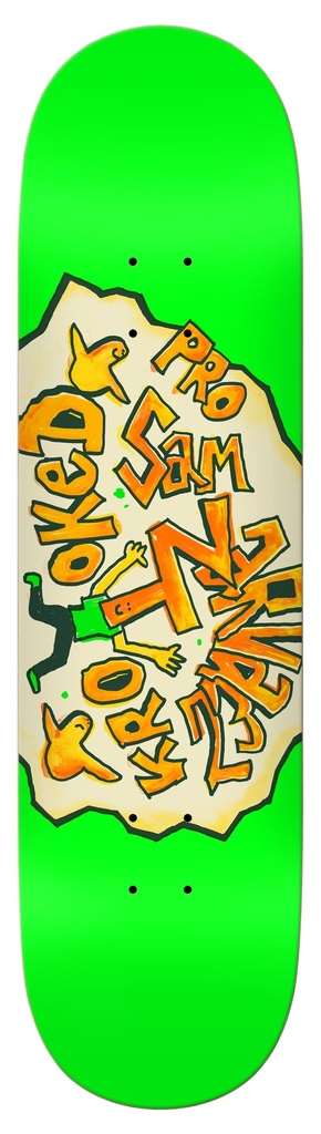 KROOKED SAM NARVAEZ GREEN DECK 8.50