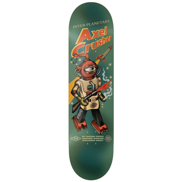 TOY MACHINE AXEL CRUYSBERGHS ROBOT DECK 8.0
