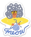 MEOW GRANDMA STICKER 3.00"