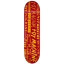 TOY MACHINE TEAM WORD MARKS RED DECK 8.0
