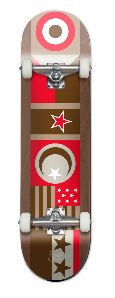 CHOCOLATE TRAHAN FLAGS COMPLETE 7.75