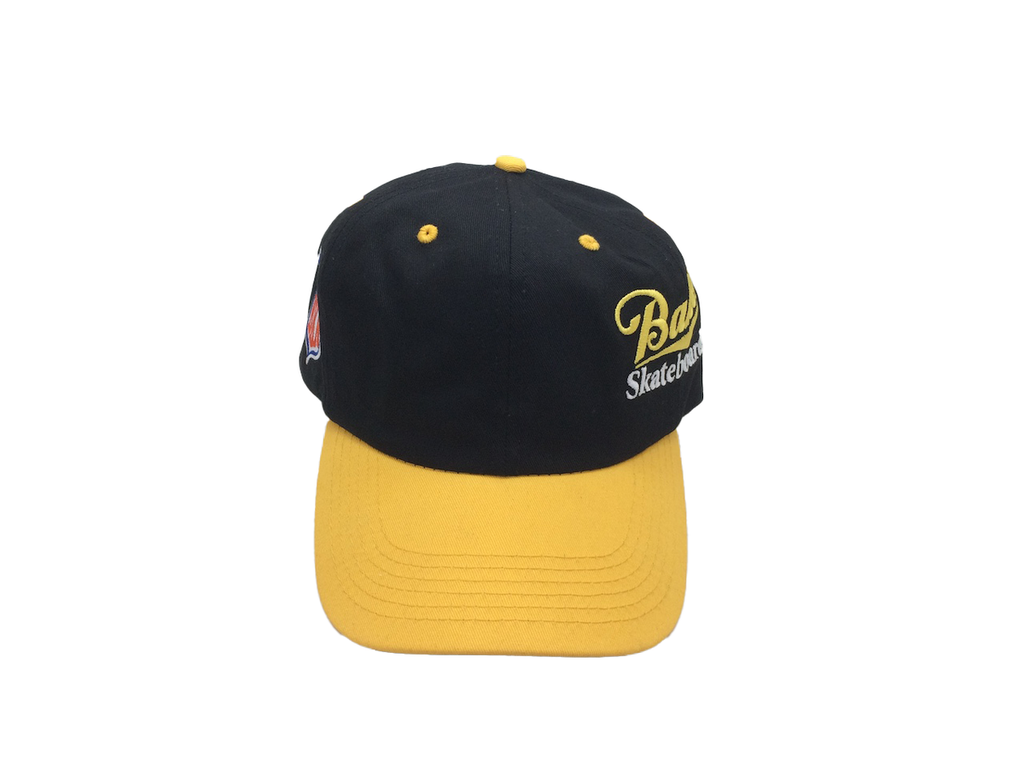 BAKER COOL PLACE SNAPBACK HAT BLACK/YELLOW