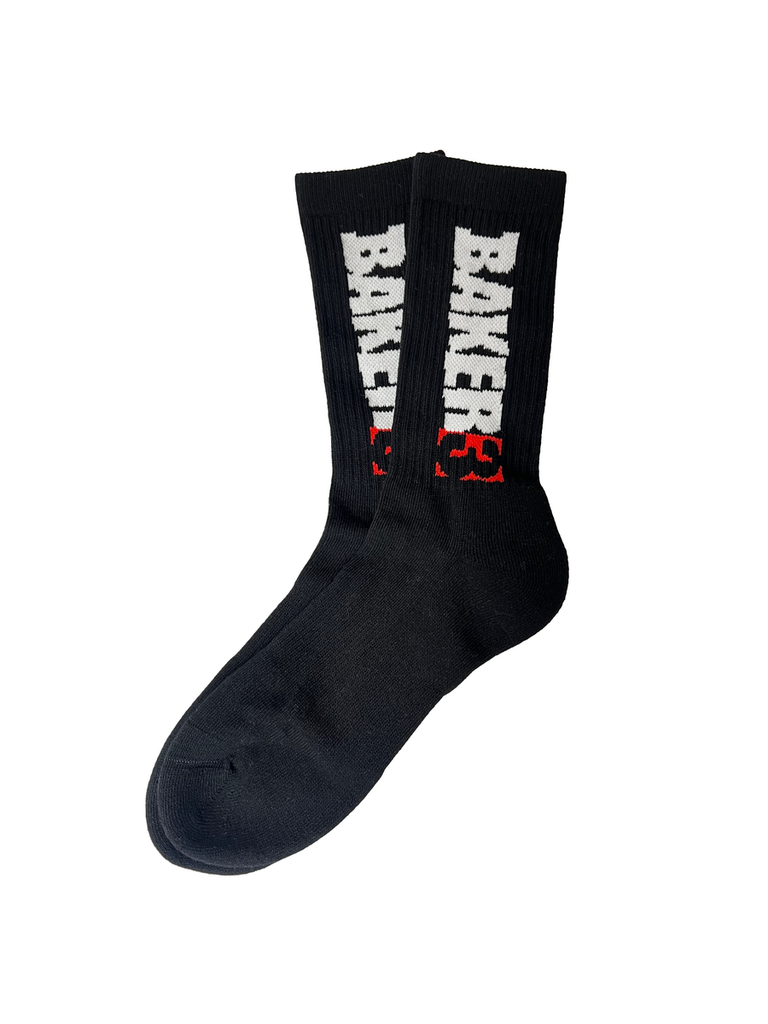 BAKER BAKER 3 SOCKS BLACK