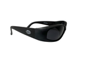 BAKER OVAL WRAPAROUND SUNGLASSES BLACK