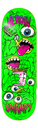 HEROIN SWAMPY MUTATE OR DIE SHAPED DECK 10.25