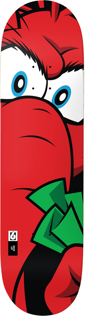 BIRDHOUSE DAVID LOY BIG RED XL DECK 8.5