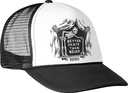 BONES BETTER SKATE THAN NEVER TRUCKER HAT BLACK/WHITE