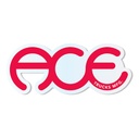 ACE RINGS RED 3.5" STICKER
