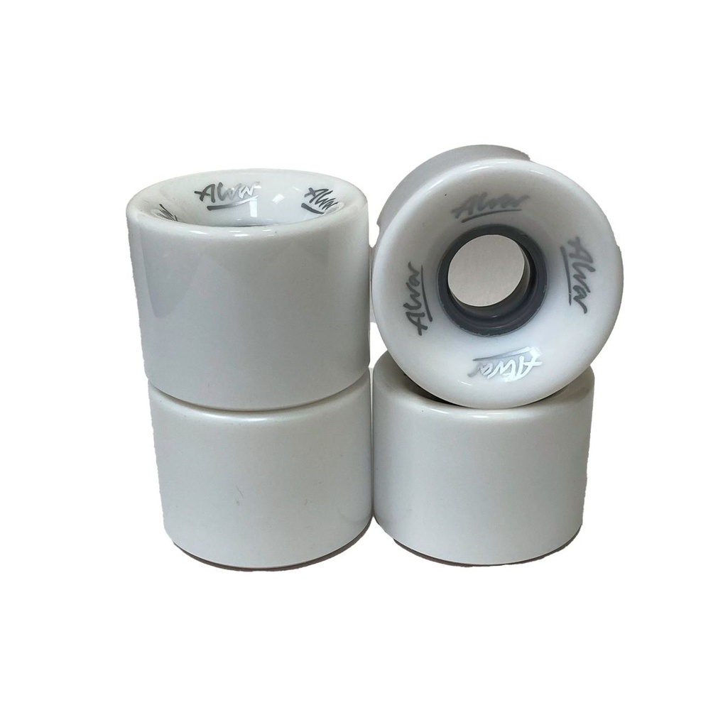 ALVA CRUISER SOLID WHITE 60MM 78A WHEELS (SET OF 4)