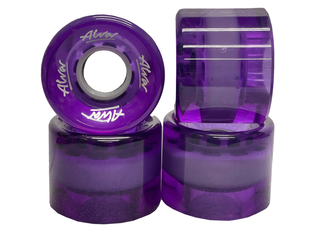ALVA CRUISER CLEAR PURPLE 60MM 83A WHEELS (SET OF 4)