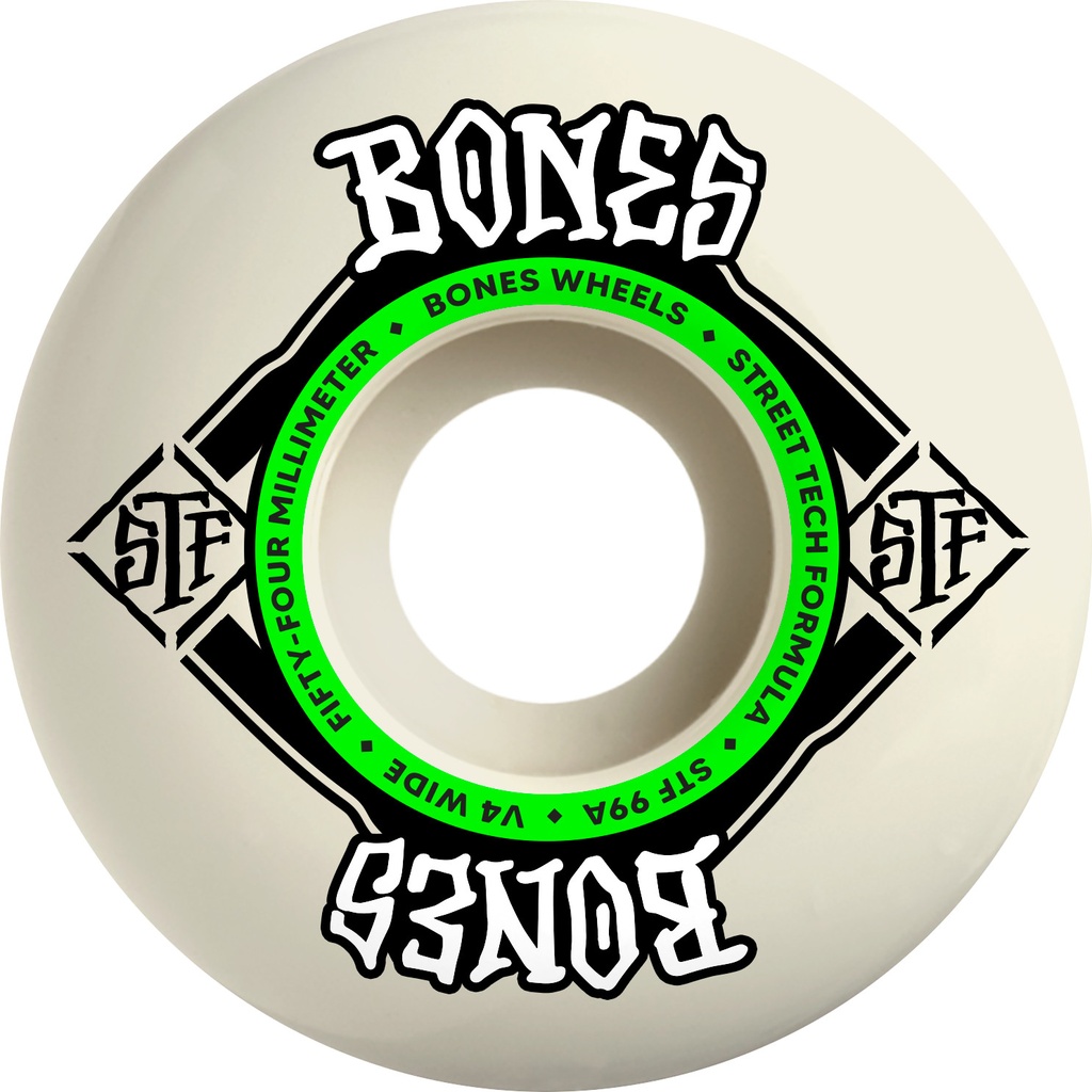 BONES STF WIDECUTS V4 54MM 99A (SET OF 4)