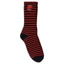 SPITFIRE BIGHEAD FILL EMB SOCKS BLACK/RED
