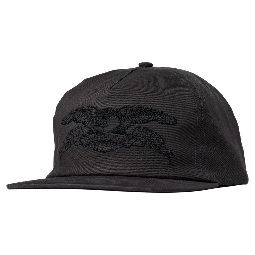 ANTI-HERO BASIC EAGLE SNAPBACK HAT BLACK/BLACK