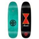 BLACK LABEL TEAM BLACK WIDOW BLACK WIDOW SHAPED DECK 9.25