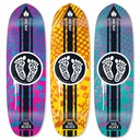 BLACK LABEL JASON ADAMS CURB SURFER SHAPED DECK 9.75