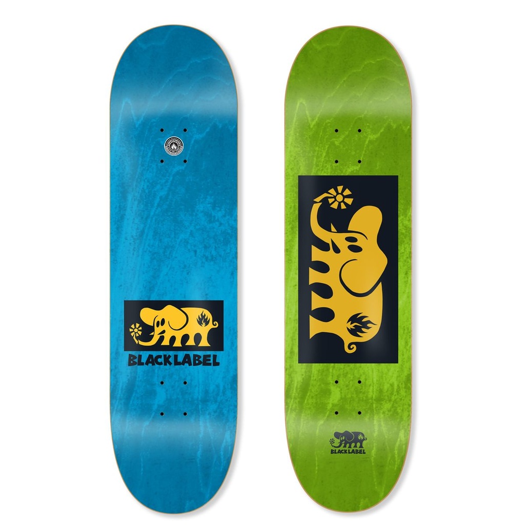 BLACK LABEL TEAM ELEPHANT BLOCK YELLOW DECK 8.25