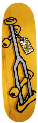 BLACK LABEL TEAM CRUTCH EGG SHAPED DECK 9.5