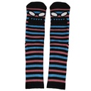 TOY MACHINE MONSTER FACE MINI STRIPES SOCKS BLUE