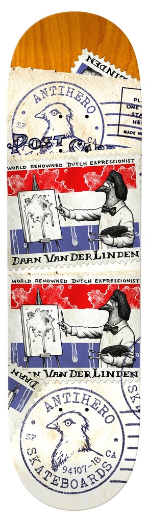 ANTI-HERO DAAN POSTAL DECK 8.50