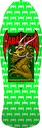 POWELL CABALLERO STREET DRAGON GREEN/WHITE SHAPED DECK 9.625 X 29.75