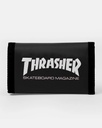 THRASHER SKATE MAG VELCRO WALLET BLACK