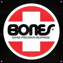 BONES BEARINGS OG SWISS CIRCLE BANNER 30" X 30"