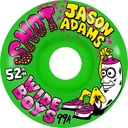 SNOT JASON ADAMS WIDE BOYS GREEN 52MM 99A (Set of 4)