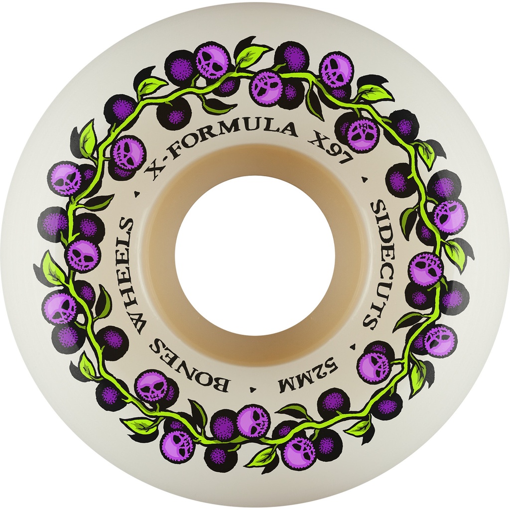 BONES X-FORMULA SKULL BERRIES V5 SIDECUTS 52MM 97A (Set of 4)