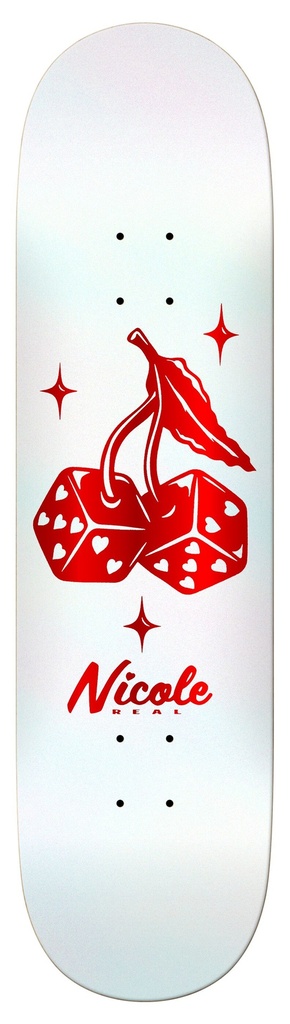 REAL NICOLE HIGHROLLER TWIN NOSE DECK 8.35