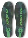 FOOTPRINT KINGFOAM ACTION SPORTS GEL IMPACT DARK GREY CAMO/GREEN 7MM INSOLES SMALL (3-8)