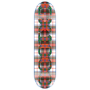 GX1000 TEAM OG LOGO TARTAN WHITE DECK 8.62