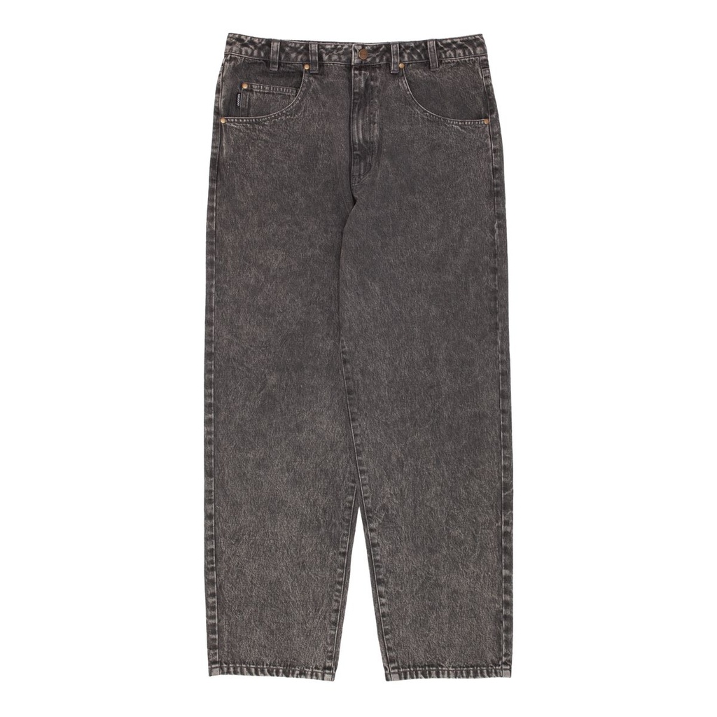 GX1000 BAGGY CHARCOAL DISTRESSED PANTS 30