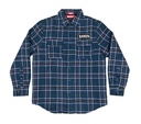 BAKER CRUST FLANNEL JACKET BLUE M