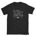 TACKY JOY FACTORY HARD TIMES BLACK SS M