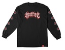 SPITFIRE PENTAGRAM DRIP SLEEVE BLACK LS XL