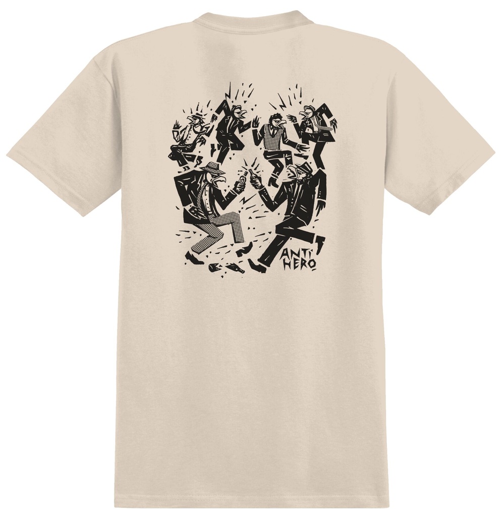 ANTI-HERO RUDER BWOYS RINGSPUN BONE/BLACK SS XL