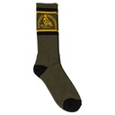 ANTI-HERO CLUBHOUSE SOCKS OLIVE/GOLD/BLACK