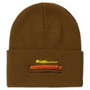 KROOKED KOFFIN CUFF BEANIE BROWN