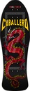 POWELL CABALLERO CHINESE DRAGON RED FOIL SHAPED DECK 10.0 X 30.0