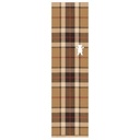GRIZZLY 9" PLAID OG BEAR TAN PERFORATED SHEET