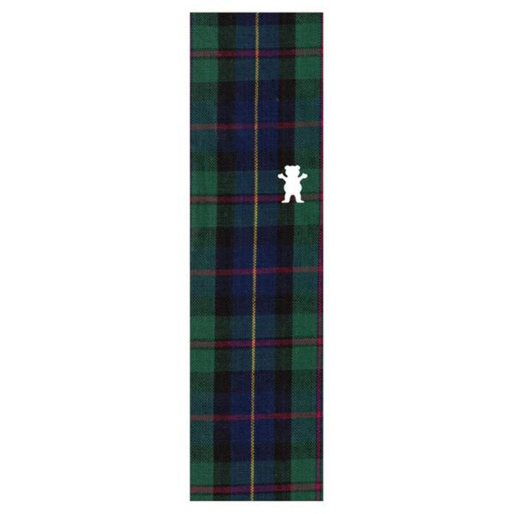 GRIZZLY 9" PLAID OG BEAR GREEN PERFORATED SHEET