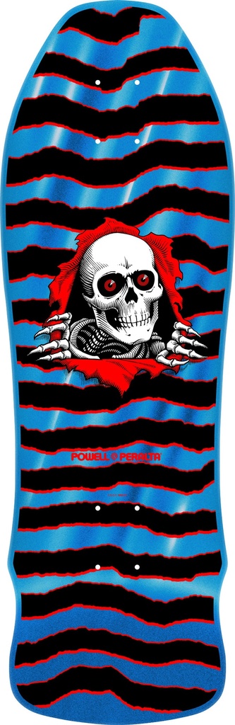 POWELL GEEGAH RIPPER BLUE FOIL SHAPED DECK 9.75 X 30.0