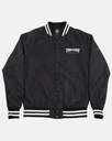 THRASHER MAG LOGO DUGOUT JACKET BLACK/WHITE L