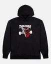 THRASHER X SPITFIRE THRASH & BURN BLACK HD/SWT L
