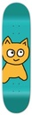 MEOW TEAM BIG CAT TEAL DECK 8.25