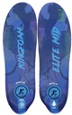 FOOTPRINT KINGFOAM ELITE ACTION SPORTS GEL IMPACT BLUE CAMO/LIGHT BLUE MID 5MM TOE/7MM HEEL INSOLES LARGE (8-14.5)