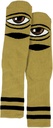 TOY MACHINE SECT EYE SOCKS MUSTARD