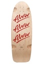 ALVA TRI-LOGO PIG RED SHAPED WHEEL WELLS DECK 10.0 X 30.0