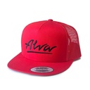 ALVA OG LOGO MESH SNAPBACK HAT RED